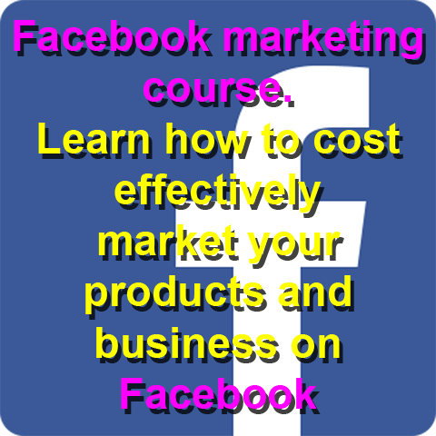 This 4 part course will take you through how to market your products or business cost effectively on Facebook.